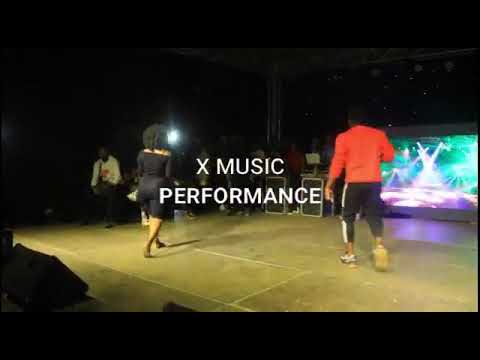 X Music And Kenzo on stage