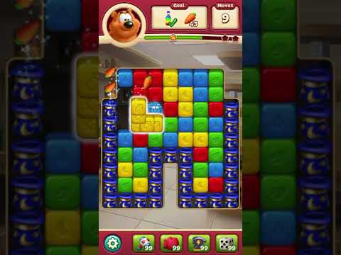 Toon Blast Level 3395 NO BOOSTERS - A S GAMING ✔️