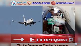 Pick Sky Air Ambulance in Bhopal with all Medical Features
