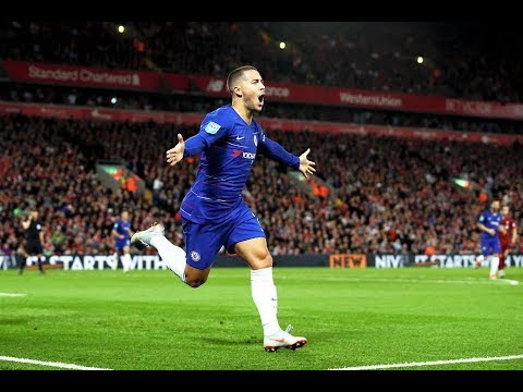 Eden Hazard amazing Solo Goal vs Liverpool Carabao Cup 26th sep 2018 HD