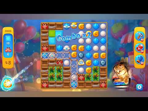 Fishdom 2022, no Boosters,   9866   level  -  прохождение без бустеров,   9866  уровень.