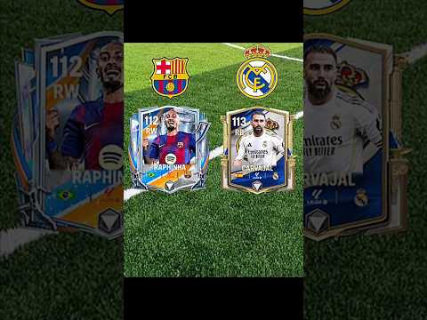 Who is the best? Raphinha 🇧🇷 vs Real Madrid CF 🇪🇸 #fcmobile #fifa22 #fifamobile