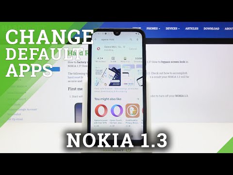 How to Change Default Apps on NOKIA 1.3 – Application Manager