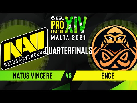 CS:GO - Natus Vincere vs. ENCE [Ancient] Map 1 - ESL Pro League Season 14 - Quarterfinals
