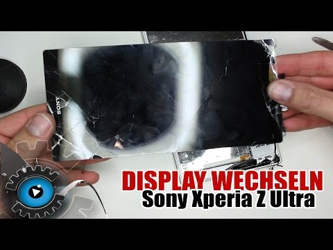 Sony Xperia Z Ultra Glas Display Wechseln Tauschen Reparieren [Deutsch/German]