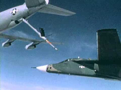 F-111 Integrated Propulsion Control System Aircraft Refueling by a KC-135 Tanker
