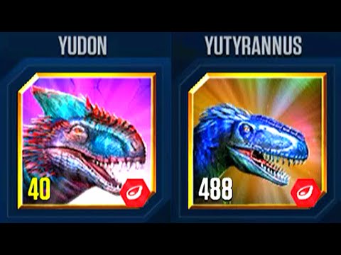 YUDON VS YUTYRANNUS | JURASSIC WORLD THE GAME