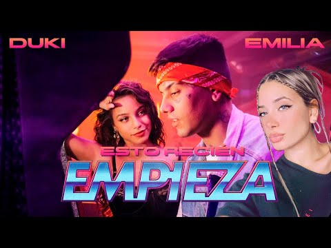 REACCIONANDO a DUKI, EMILIA - Esto Recién Empieza