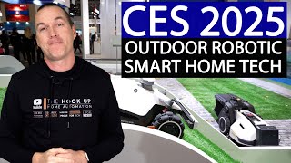 CES 2025 Outdoor Smart Home Tech - Pool Robots and Robot Lawn Mowers