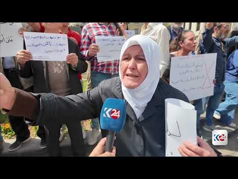 أعتصام شعبي بساحة يوسف العظمة (المحافظة) وسط العاصمة السورية دمشق 