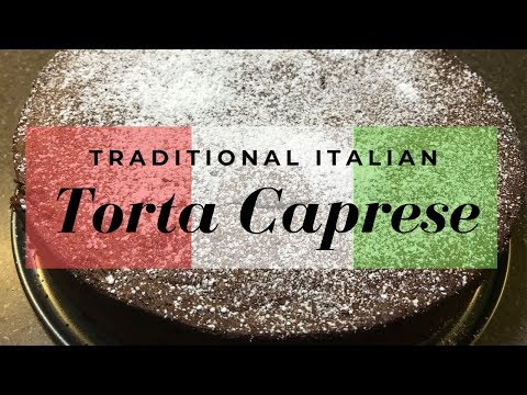 How to Bake a Traditional Italian Torta Caprese - Gluten Free!!