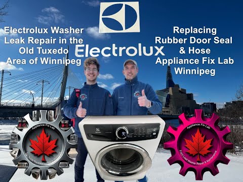 Washer leaking: Electrolux EFLS527UIWO door boot gasket and hose replacement verified fix