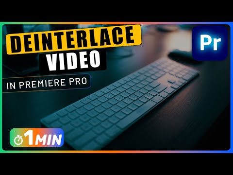 How to DEINTERLACE Video in Premiere Pro