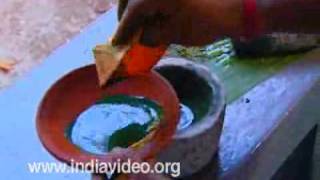 Mural Painting- Making Green Colour