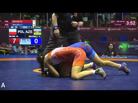 1/8 WW - 50 kg: M. MAJOS (POL) v. Y. MAJIDLI (AZE)