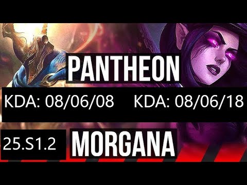 MORGANA VS PANTHEON   (MID) | 08/06/18, Rank 25.S1.2 Panth | LAN ORO | 25.S1.2 #leagueoflegends