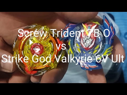 Screw Trident vs Strike God Valkyrie | Christmas Battle | Beyblade Burst Competitive Battle