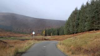 preview picture of video 'Autumn Drive Scottish Highlands To Bridge of Balgie Scotland'