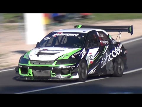 Modified Lancer EVO IX Hillclimb Monster! - Action & Sound on Mountain Roads!