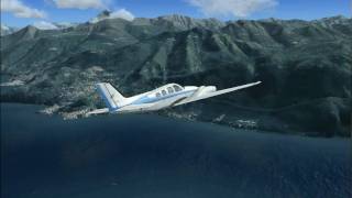 preview picture of video 'FSX + TileProxy Lake Como'