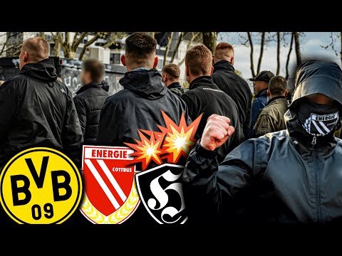 Dortmund-Ultras über Boxerei mit Cottbus! (150 vs. 80)