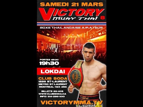 VICTORY MUAY THAI 8 - Jared Carrier  VS Adel Lokdai