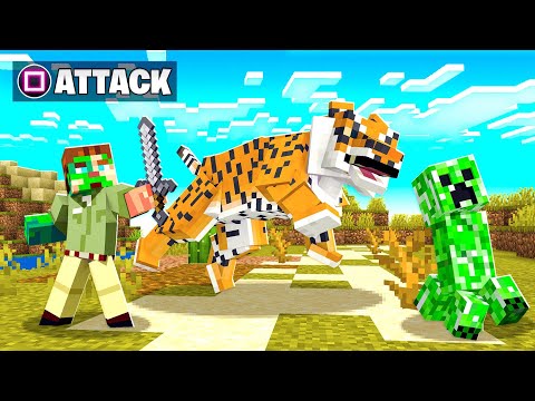 BeckBroJack - How to TAME a PET TIGER in MINECRAFT!