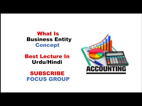 Business Entity Concept || Accounting || Lecture in Urdu/Hindi