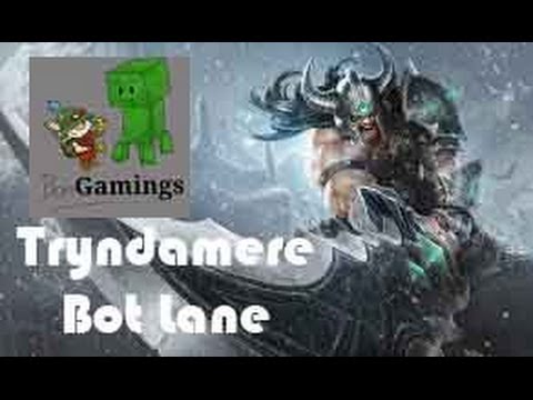 League Of Legends - Full Game Commentary - Tryndamere Bot