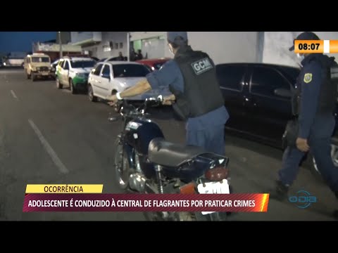 Adolescente é apreendido tentando praticar assaltos com comparsa 02 08 2021
