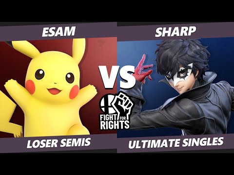 FFR East Ultimate Losers Semis - NEST | Sharp (Joker) Vs. PG | ESAM (Pikachu) SSBU Singles
