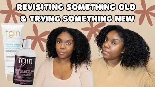 Revisiting A Product I Didn't Like & Something New To Me | TGIN Leave In & Water Activated Gel