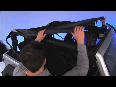 2015 Jeep Wrangler | Quarter Window Removal and Lowering the Full Soft Top - 2 Door