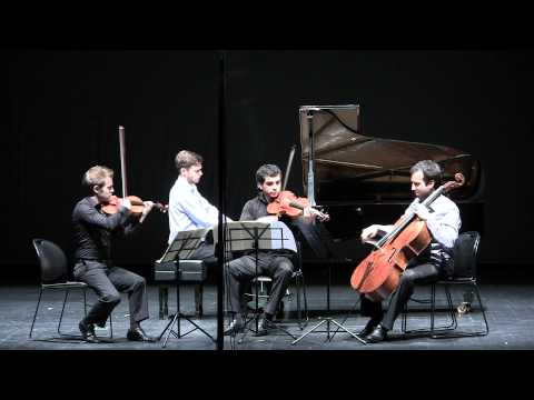 Quarteto Miranda plays Brahms Piano Quartet 3rd mov