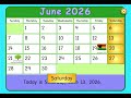 Starfall June 13 2026 Calendar