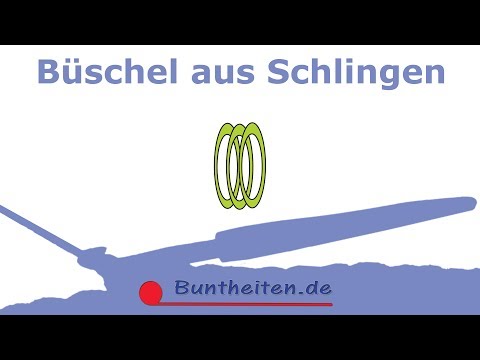 Büschel aus Schlingen häkeln