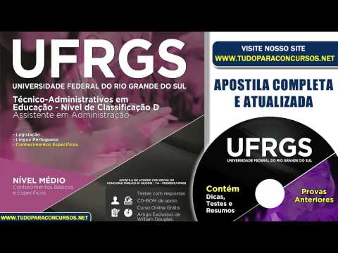 Apostila UFRGS 2015 - Tecnico Administrativo em Educação (Nivel Medio)