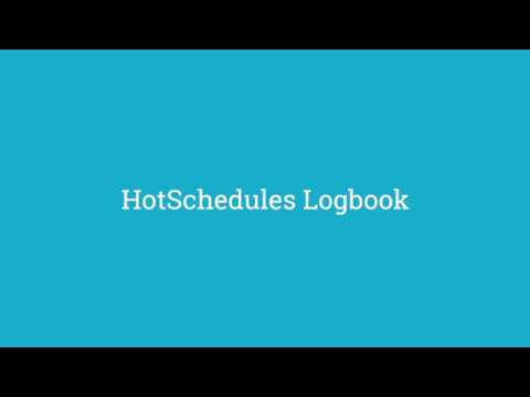 Hotschedules Logbook Overview