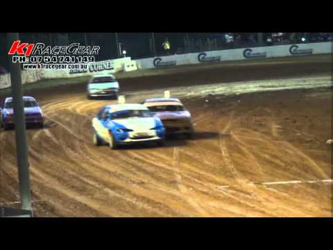 Production Sedans - Heat 2 - QLD Title - Gympie Speedway - 21.04.12