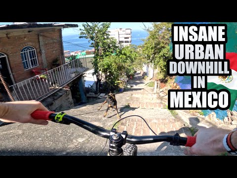 RIDING URBAN MTB DOWNHILL IN MEXICO IS INSANE!