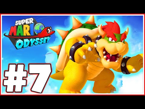 Super Mario Odyssey Walkthrough Part 7 - Bowser's Kingdom!