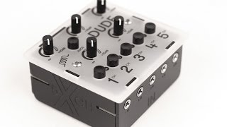 Video thumbnail for DUDE - miniature 5 channel mixer & more by Bastl Instruments