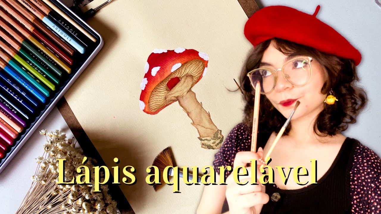 COMO PINTAR COM LÁPIS DE COR AQUARELÁVEL