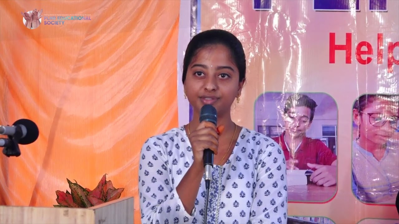 PLNRES Student Beneficiary - Sankeerthana Speech- 6th AGM Meeting | PLNRES |