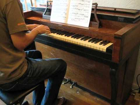 Wurlitzer Upright Piano - Brown and Black
