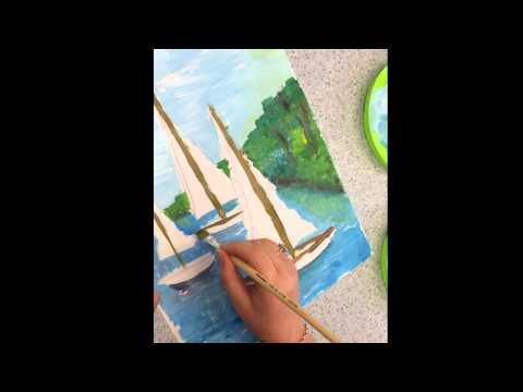 Paint like Monet Part 2: SailBoats TacheTechnique