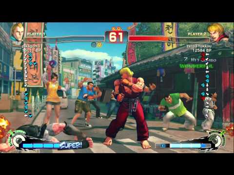 pikagoma [Abel] vs zero3 rokkou [Ken] SSF4 Japanese Online Ranked Matches - TRUE-HD