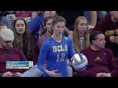 UCLA vs North Carolina - Regional Semifinal NCAA Women's Volleyball (Dec 9th 2016)