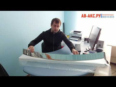 Видеообзор накладки заднего бампера VW Tiguan с 2016 по 2022 с загибом