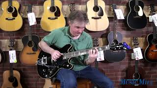 Video thumbnail for Guild Starfire V w/ Guild Vibrato Tailpiece Semi-Hollow Black by Manchester Music Mill